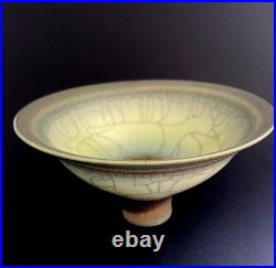 DAVID WHITE BRITISH STUDIO PORCELAIN POTTERY BOWL 14cm dia