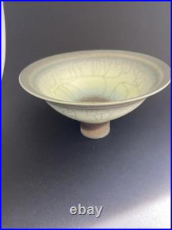 DAVID WHITE BRITISH STUDIO PORCELAIN POTTERY BOWL 14cm dia