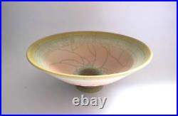 DAVID WHITE BRITISH STUDIO PORCELAIN POTTERY BOWL 15.5cm wide