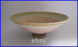 DAVID WHITE BRITISH STUDIO PORCELAIN POTTERY BOWL 15.5cm wide