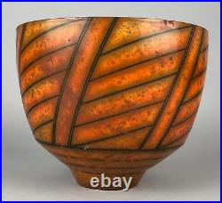 DUNCAN ROSS (b. 1943) STUDIO POTTERY BURNISHED TERRA SIGILLATA SLIP BOWL VASE POT DUNCAN ROSS (b. 1943) STUDIO POTTERY BURNISHED TERRA SIGILLATA SLIP BOWL VASE POT