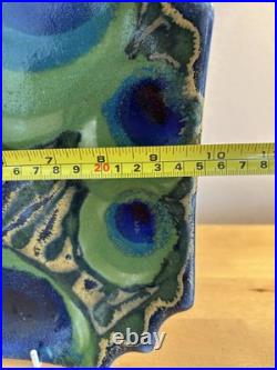 Dartington Pottery Janice Tchalenko Peacock Feathers Studio Pottery Plate(10) Dartington Pottery Janice Tchalenko Peacock Feathers Studio Pottery Plate(10)