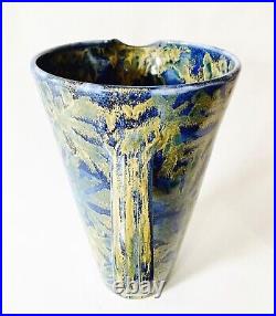 Dartington Studio Pottery Jug 29.5cm Pitcher Janice Tchalenko Studio Ceramics