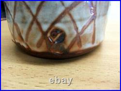 David Frith Oval stoneware bottle Brookhouse pottery
