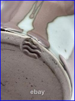 David Frith Stoneware Studio Pottery Vase. Impressed Stamp. Height 15cm. Signed
