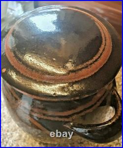 David Heminsley'Scottish, 1927-2007' Studio Pottery Lidded Conserve Jar