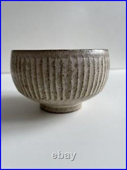 David Leach Miniature Fluted Studio Pottery Bowl. Fabulous