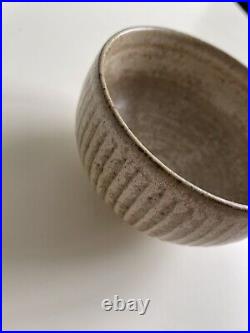 David Leach Miniature Fluted Studio Pottery Bowl. Fabulous