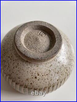 David Leach Miniature Fluted Studio Pottery Bowl. Fabulous