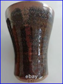 David Leach Six Waisted Studio Pottery Cups 4 With DL Marks & 2 L+ Marks