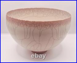 David White British Studio Porcelain Pottery Bowl, 20cm Diameter