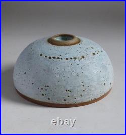 Deirdre Burnett Studio Pottery Ground Volcanic Glazed Stoneware Bowl