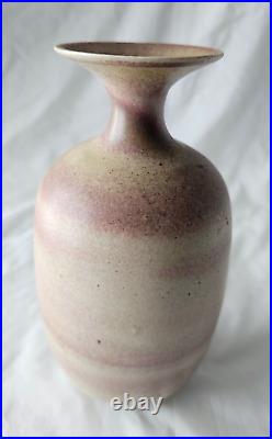 Delan Cookson studio pottery vase, Mid century modern