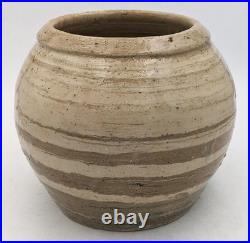 Denise / Henry Wren Oxshott Collection Heavy Studio Pottery Vase 20th Century