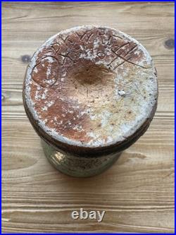 Denise Wren, Oxshott Pottery Tall Studio Art Sgraffito Vase Signed