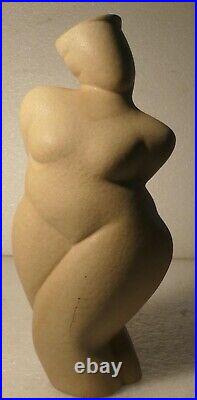 Donna Polseno Studio Pottery Signed Nude Vase