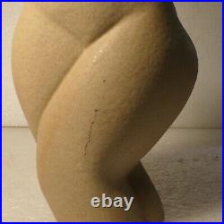 Donna Polseno Studio Pottery Signed Nude Vase