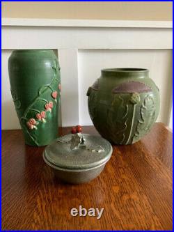 Door Pottery Bleeding Heart Vase, Scott Draves, Limited