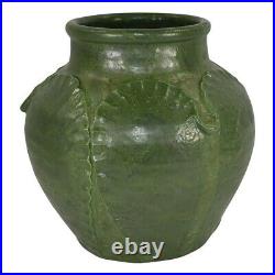 Door Pottery Matte Green Large Leaf Product Development Vase