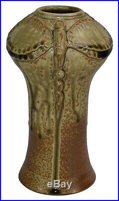 Door Pottery Wood Ash Arts and Crafts Dragonfly Vase