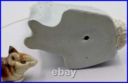 Dorothy Clough Signed Ceramic Poodle Powder Blue MCM British Studio Pottery VGC