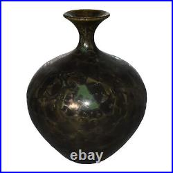 Dover North Carolina 2008 Studio Hand Made Pottery Crystalline Ceramic Vase