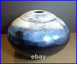 Duncan Ayscough Globular Studio Pottery Burnished Vase Duncan Ayscough Globular Studio Pottery Burnished Vase