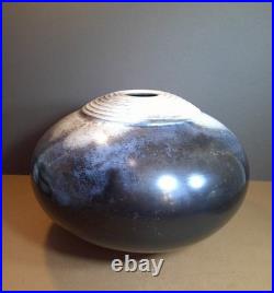 Duncan Ayscough Globular Studio Pottery Burnished Vase Duncan Ayscough Globular Studio Pottery Burnished Vase