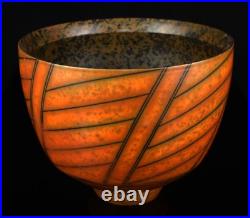 Duncan Ross Studio Pottery Burnished Terra Sigillata Slip Bowl Vase Pot