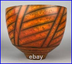 Duncan Ross Studio Pottery Burnished Terra Sigillata Slip Bowl Vase Pot