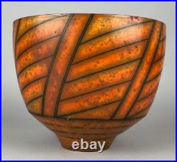 Duncan Ross Studio Pottery Burnished Terra Sigillata Slip Bowl Vase Pot