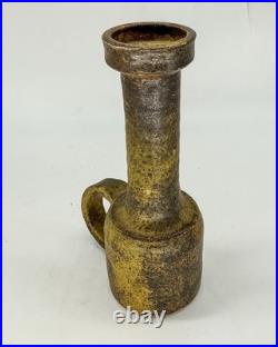 Dutch Studio Pottery Vase by Jaan Mobach for Mobach Keramiek, 1960s Holland MCM