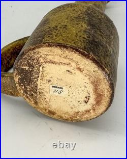 Dutch Studio Pottery Vase by Jaan Mobach for Mobach Keramiek, 1960s Holland MCM