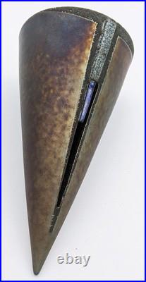 Emili Biarnes Raber Studio Pottery Lustre Cone Vase 20th Century Emili Biarnes Raber Studio Pottery Lustre Cone Vase 20th Century