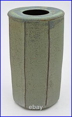 Emily Myers Studio Pottery Red Stoneware Vase 21st Century