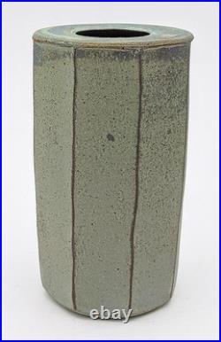 Emily Myers Studio Pottery Red Stoneware Vase 21st Century