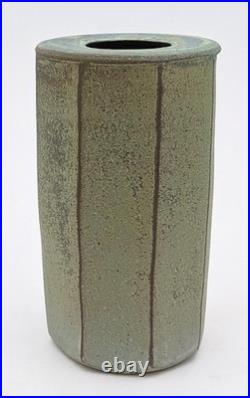 Emily Myers Studio Pottery Red Stoneware Vase 21st Century