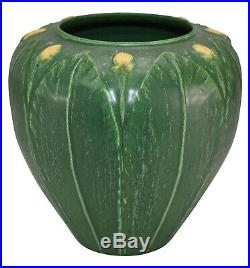 Ephraim Faience Pottery 1996-97 Grueby Green Sage Vase 715