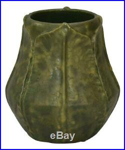 Ephraim Faience Pottery 2000 Curdle Glaze Begonia Vase 012