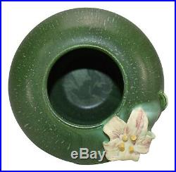 Ephraim Faience Pottery 2002 Garden Lily Green Ceramic Vase 232