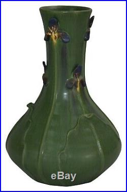 Ephraim Faience Pottery 2003 Wild Iris Vase 316