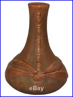 Ephraim Faience Pottery 2004 Limited Edition Century Studio Dragonfly Vase