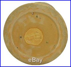 Ephraim Faience Pottery 2005 Large Satin Yellow Bungalow Rose Vase 410