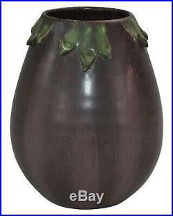 Ephraim Faience Pottery 2006 Experimental Eggplant Vase 613