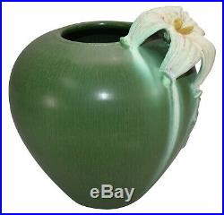 Ephraim Faience Pottery 2006 Garden Lily Ceramic Vase 232