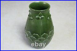 Ephraim Faience Pottery 2006 Kevin Hicks Midnight Garden Vase