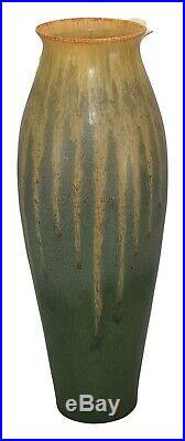 Ephraim Faience Pottery 2009 Large Calla Lily Red Wing Show Floor Vase C70