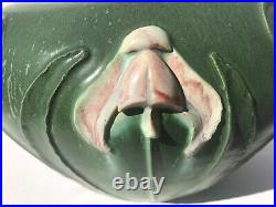 Ephraim Faience Pottery Bleeding Heart Vase. #221 Retired 2004. Mint Condition