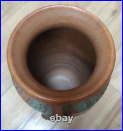 Ephraim Faience Pottery Large Vase Autumn Oak retired by Kevin Hicks Mint