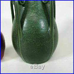 Ephraim Pottery Fern Vase Green Matte Glaze 6.25